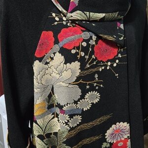 Connie Black Floral Blazer